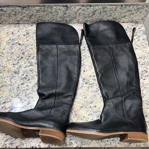 Franco Sarto Black Heeled Boots